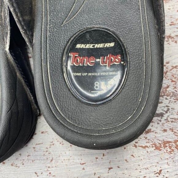 Skechers Black Tone Up Walking Sandals 8 - Picture 2 of 8